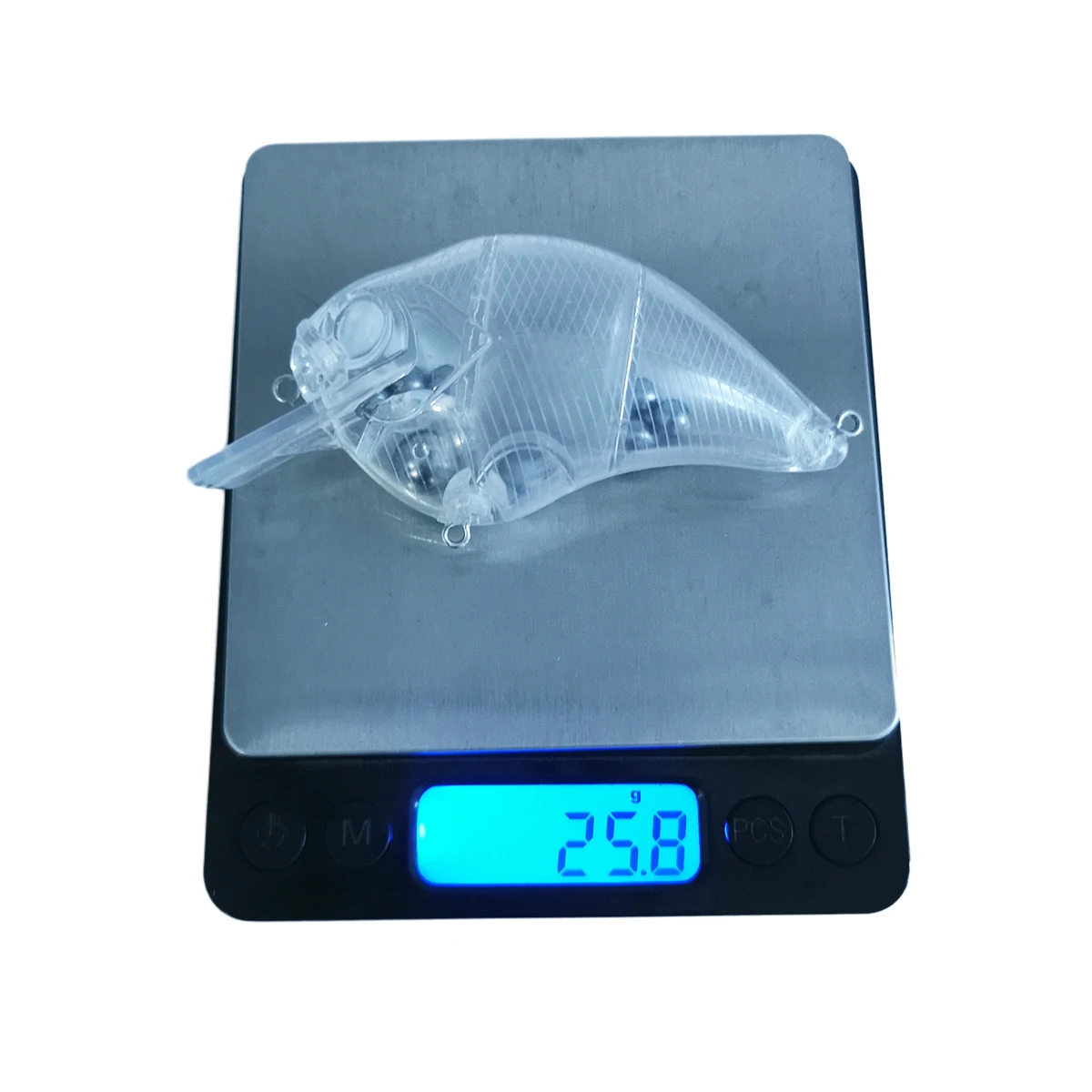 10 Uds Squarebill Crankbaits DIY señuelo sin pintar billete cuadrado manivela flotante cebo sonajero Señuelos de Pesca cuerpo en blanco - imagen 4