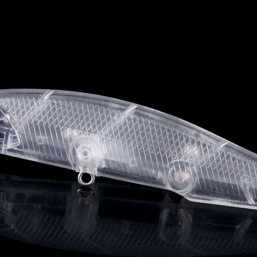 Minnow Jerkbait Wobbler sin pintar 11 cm transparente para bricolaje - imagen 4