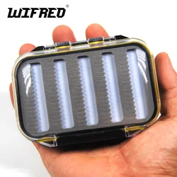 Wifreo Caja de Moscas Impermeable 2 Caras Midge/Ninfa Bolsillo