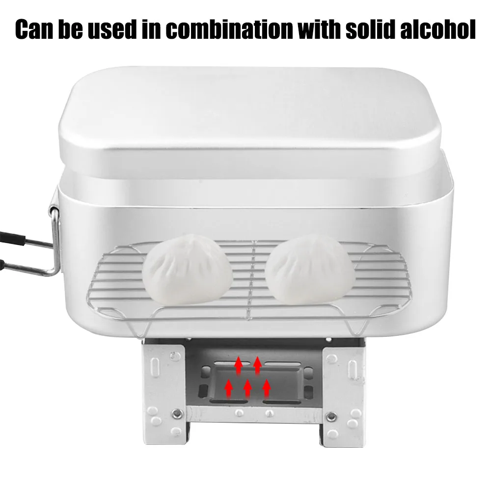 Vajilla ultraligera, utensilios de cocina para acampar, fiambrera, ollas de cocina, accesorios para Picnic, cubiertos para exteriores, juego de cocina, deportes de senderismo - imagen 5