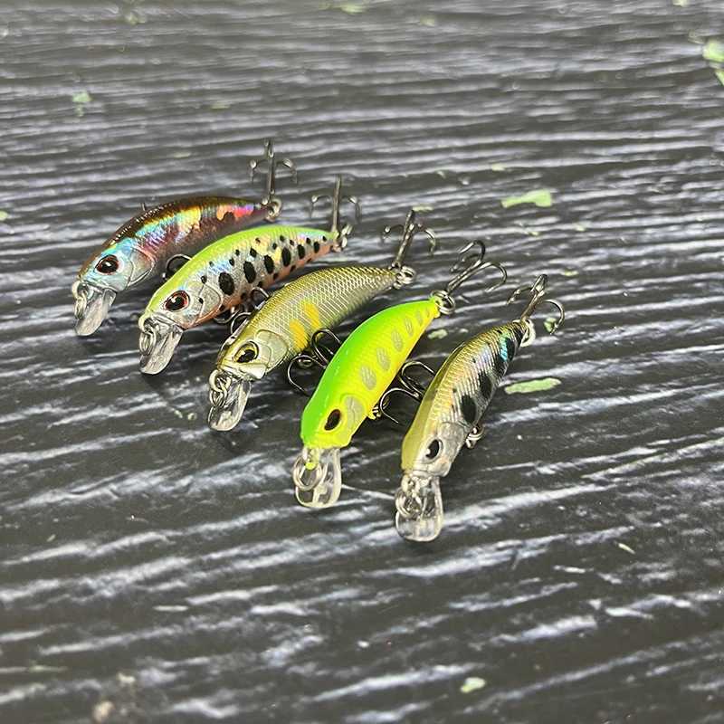 38mm 3,2g Mini Señuelos de Pesca de pececillo que se hunden cebos duros artificiales Wobblers para Lucio trucha Swimbait suministros de pesca Accesorios - imagen 4