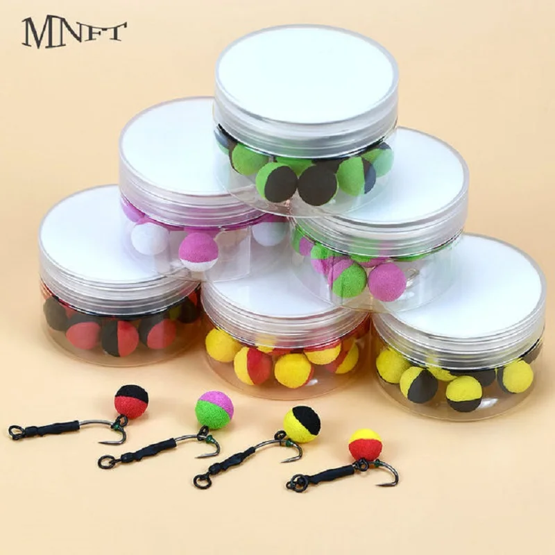 Boilies Emergentes MNFT – Bicolor de espuma para carpa