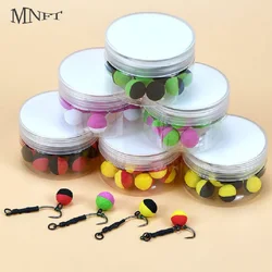 Boilies Emergentes MNFT – Bicolor de espuma para carpa