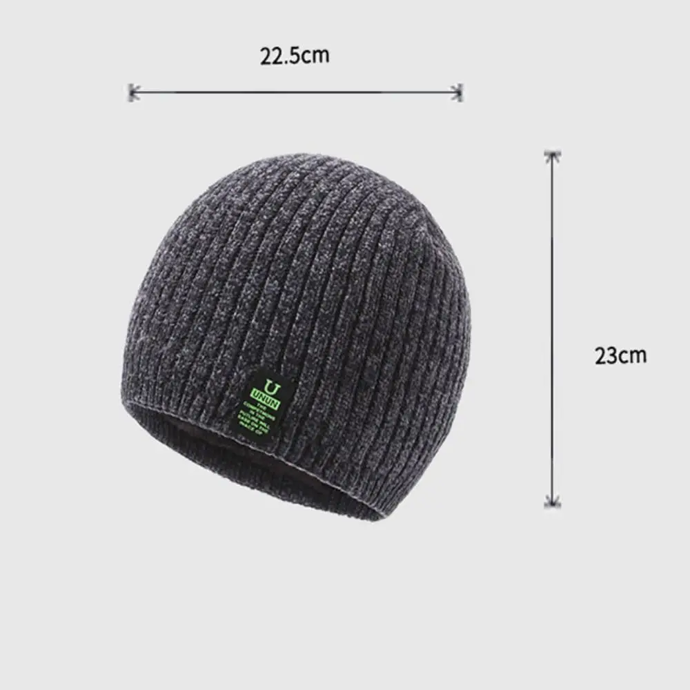 Gorro de punto elástico con puños para abrigo al aire libre - imagen 5