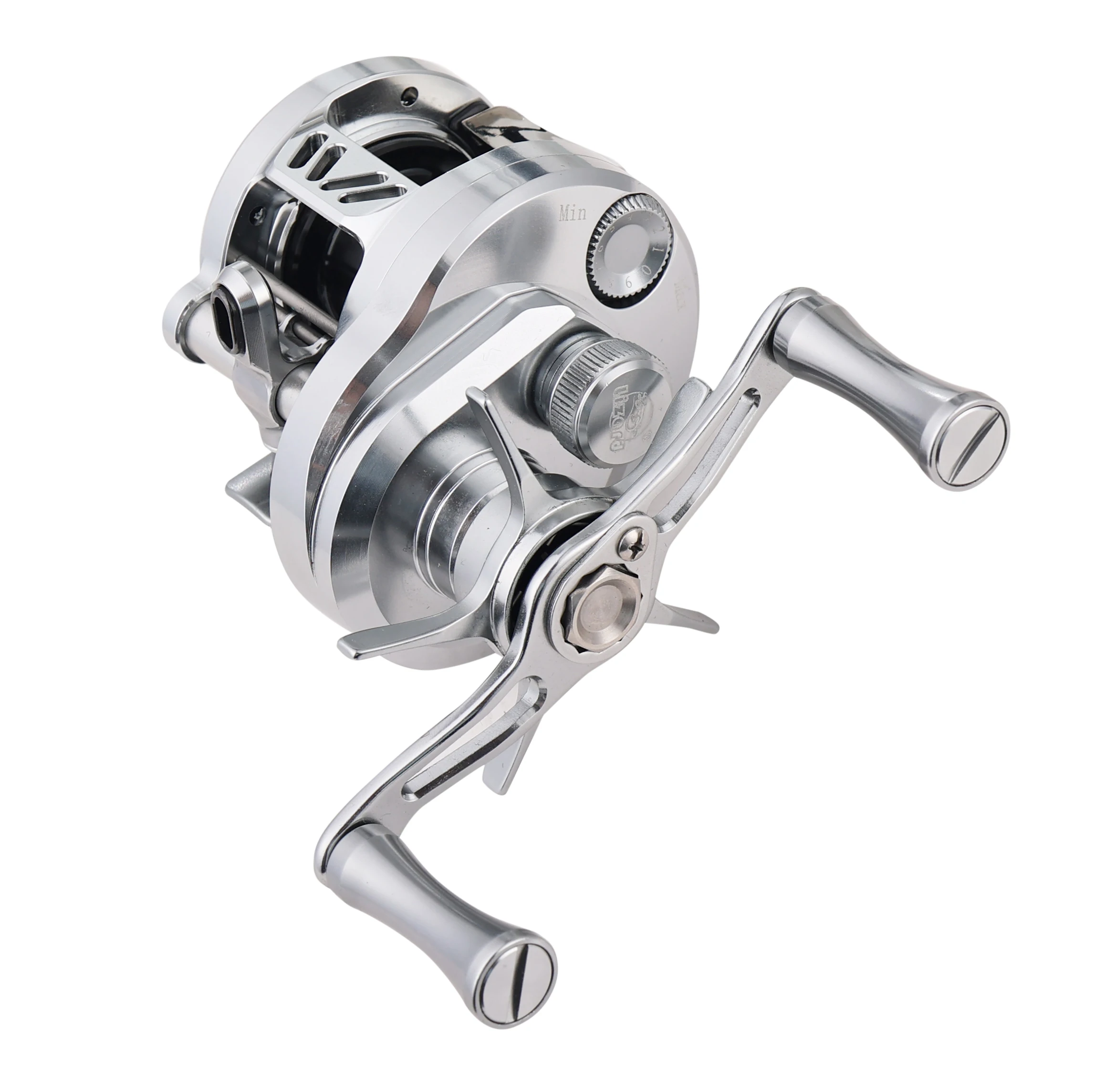 Carrete de pesca de lagarto BOKI PRO, carrete de baitcaster de mirco con pesa 139g, relación 7,6:1, cuerpo de aleación CNC, carrete de baitcasting poco profundo - imagen 5