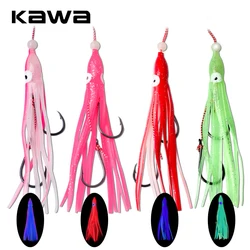 Kawa Gancho de cuerda para calamar - PVC 6,5-7 g, arrastre 120 mm
