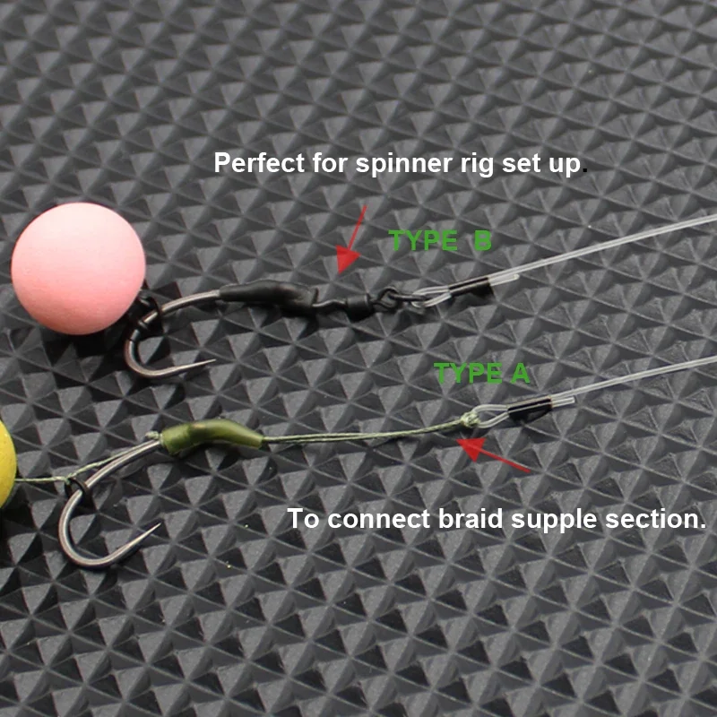 Línea de pesca de carpa, gancho, sección de boomes prensados para configurar, aparejo combinado, plataformas para el cabello, método de carpa, alimentador, aparejos de pesca - imagen 4