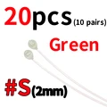 20pcs 2mm green
