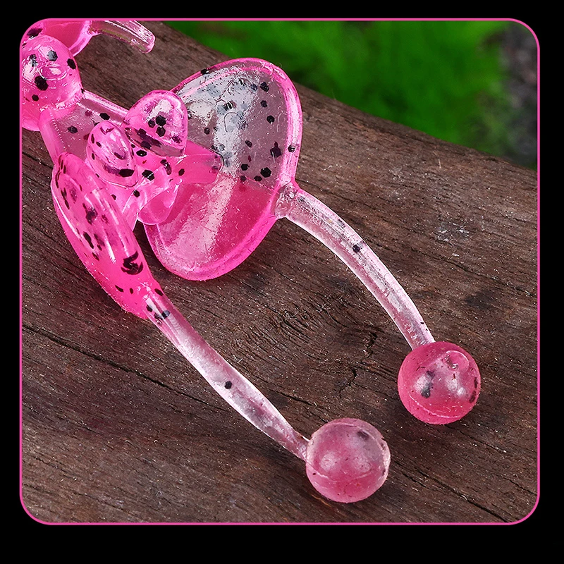 WEIHE 6 uds señuelo de pesca de camarones blandos TPE 6,5 cm/2,8g - imagen 2