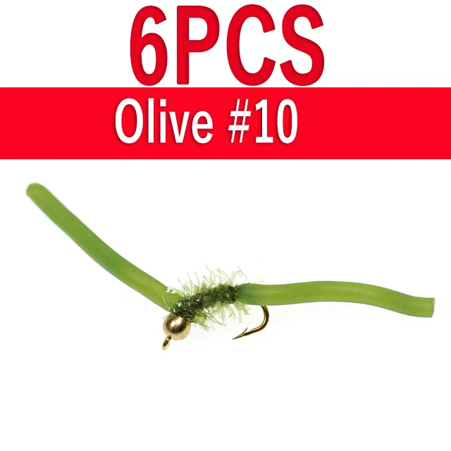 6pcs olive