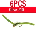 6pcs olive