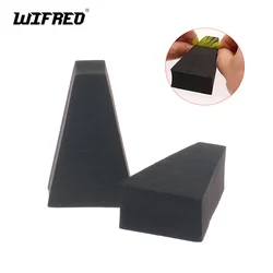 Wifreo 4 uds/6 uds Clips de plumas CDC herramienta de atado de moscas bloque plegable de plumas herramientas de sujeción de Hackle accesorios de pesca con mosca