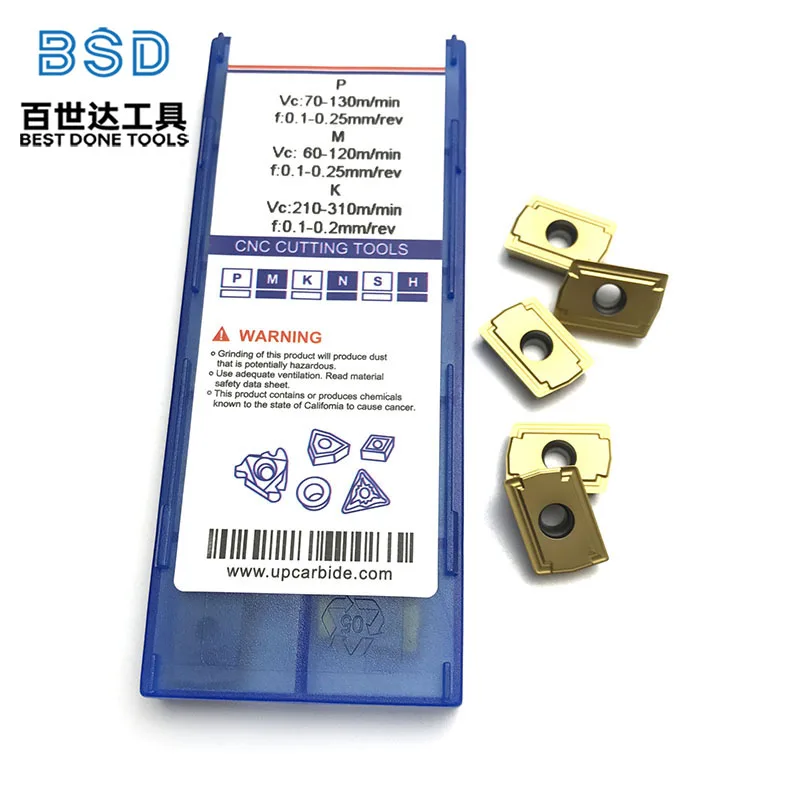 Insertos de carburo R424.9-13T308-23 para perforadoras y fresadoras de orificios profundos |   Se adapta a piezas de trabajo de hierro fundido/acero - imagen 3