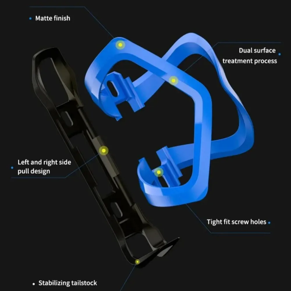 Portabotellas multifuncional para bicicleta, tirador lateral izquierdo y derecho, aleación de aluminio, portabotellas para bicicleta de montaña, accesorios de alta resistencia - imagen 5
