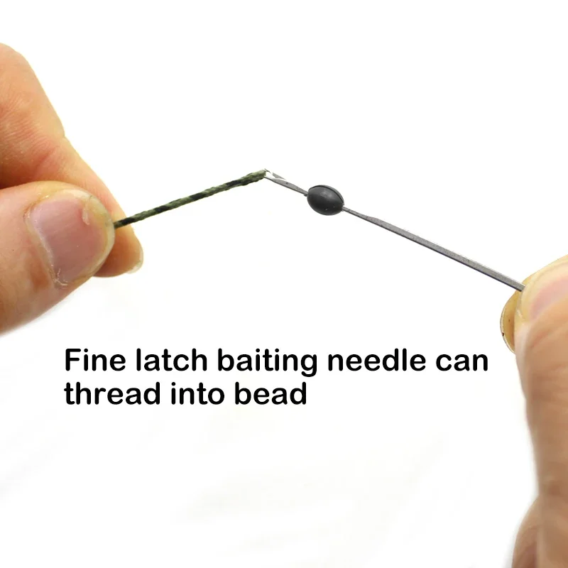 10 Uds. Cuentas ovaladas de tungsteno, accesorios de pesca de carpa, cuentas Chod, pelo de carpa negra, Helicóptero Chod Rig, aparejo Terminal, equipo de herramientas - imagen 3