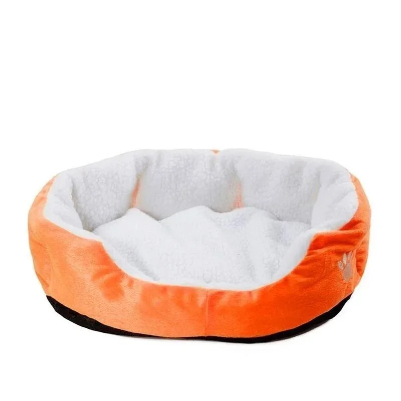 Cama para perros de terciopelo súper suave, estera para mascotas, impermeable y cálida, cama Circular lavable para gatos y perros, suministros para dormir para mascotas - imagen 5
