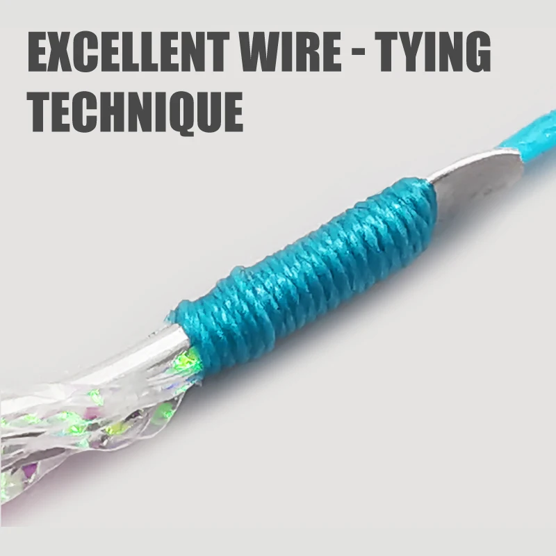 LUREHOLIC-plantilla de hoja plana chapada al vacío, 7g ~ 40g, 5 uds. Por caja, plantilla de Metal de fundición larga combinada con anzuelo MUSTAD, cebos de pesca - imagen 5