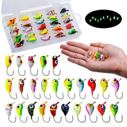 Goture Señuelos Jigging luminoso tipo bala – Plantilla hielo invierno