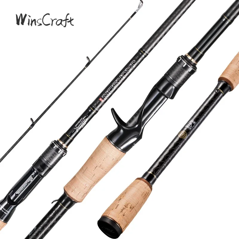 Caña Spinning Ultraligera Carbono WinsCraft – Acción XF 2 tramos - imagen 5