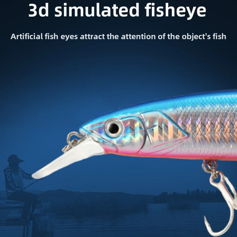 Testar Señuelos de Pesca 160mm 34g cebo de pececillo de fundición larga Wobblers Jerkbait Shad cebo adhesivo de hundimiento lento para Lucio Pesca - imagen 3