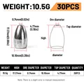 10.5g 30PCS