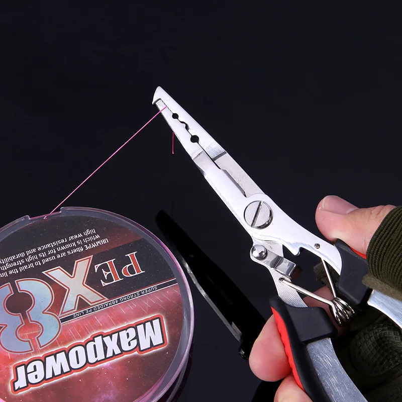 Alicates de pesca ergonómicos antideslizantes de alta resistencia, corte multifuncional, línea de pesca, ganchos atados, equipo de pesca - imagen 5
