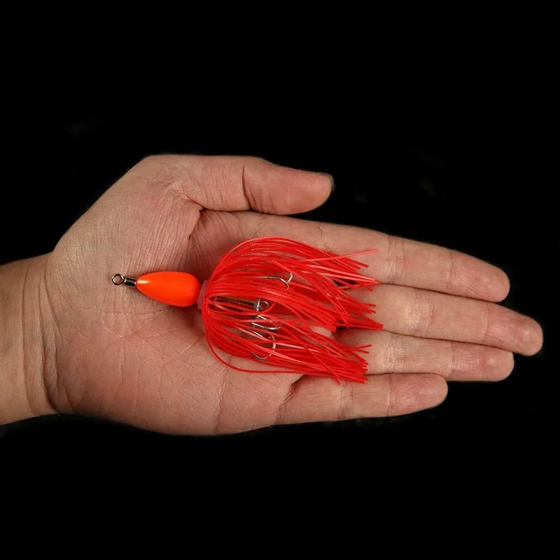 Anzuelo calamar señuelo pulpo con cebo de camarón de madera - imagen 5