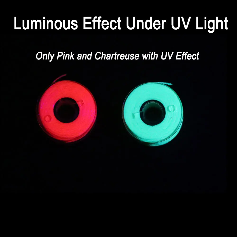 ICERIO 25 unids/caja alta resistencia 3 hebras 300D hilo de encuadernación de asistencia de pesca anzuelos de Jigging lento ayuda atado línea soportes de bobina - imagen 5