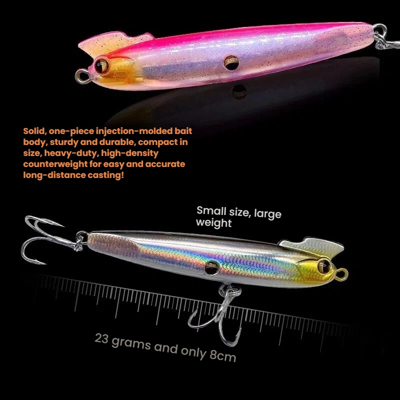 Swimbait de silicona con sistema de peso y anzuelo triple - imagen 2