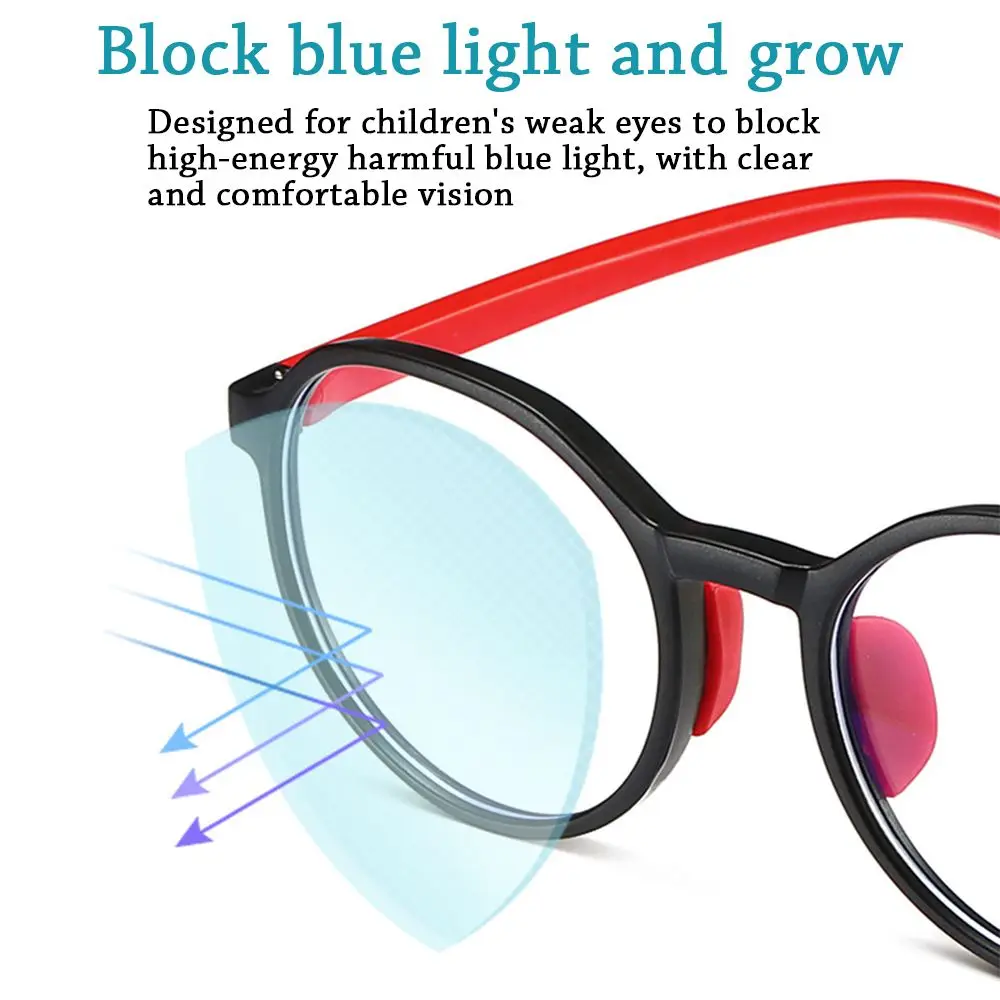 Classes en línea portátiles Gafas de protección ocular Gafas cómodas Marco ultraligero Luz anti-azul - imagen 4