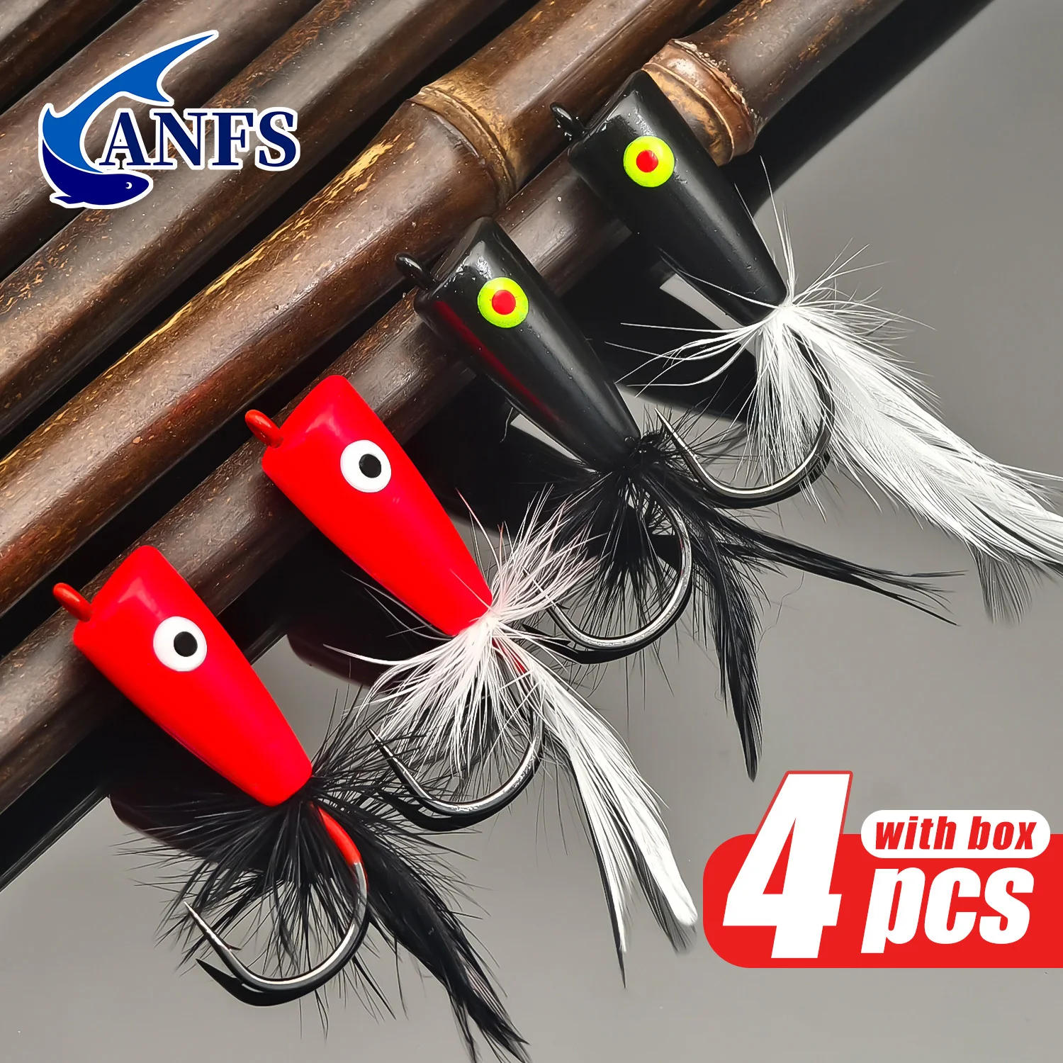 ANFS Señuelos Popper Mosca Seca para Trucha, Bass y Salmon - imagen 5