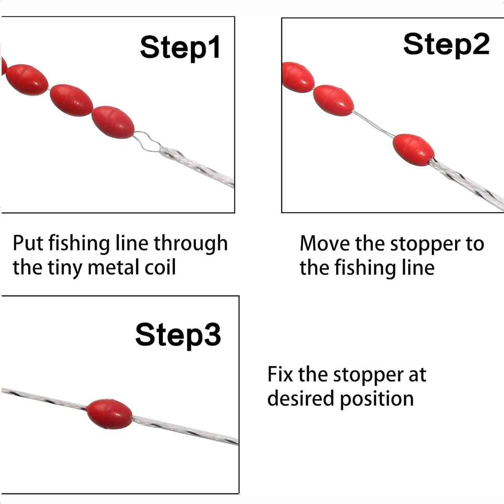 210 Uds. Tapones de goma para pesca 30 en 1, topes de corcho, flotador antideslizante, tapón de goma, flotadores ovalados coloridos, topes LL/L/M/S/SS - imagen 4