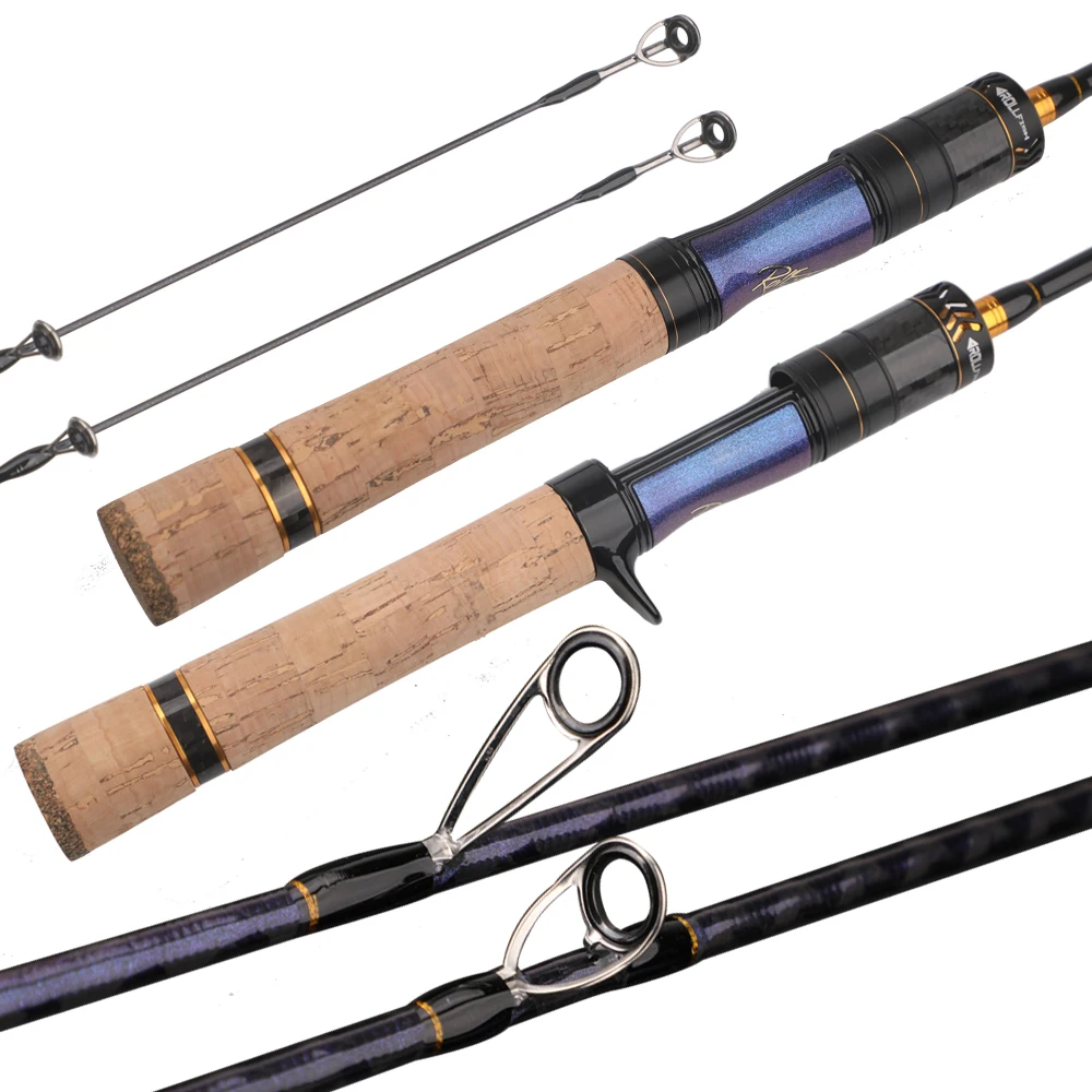 Caña ROLLFISH UL Trout Spinning – Carbono agua dulce acción rápida - imagen 2