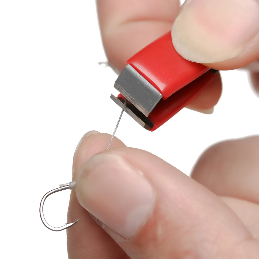 DNDYUJU 4 en 1 anudador de uñas de amarre rápido cortador de línea pinza afilador de anzuelos aparejos de pesca herramientas de nudos rápidos de alta calidad - imagen 4