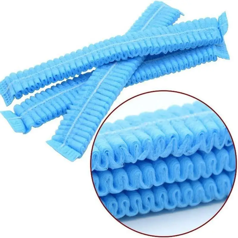 Gorros Desechables para Ducha Antipolvo – Tela No Tejida Azul - imagen 4