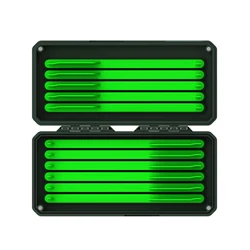 Caja de pesca para sedal de pesca de carpa, estilo europeo magnetizado con 11x160 cubos magnetizados, equipo de pesca de carpa