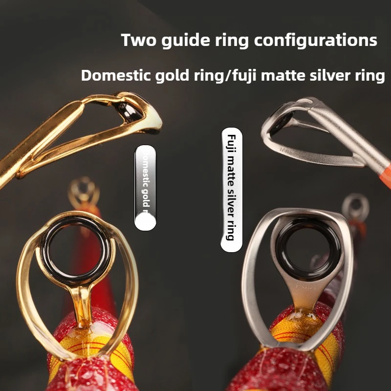 HAOYU Caña de jigging de aguas profundas 4,2 M 300 #   Fuji Parts pesca envío barco caña océano aguas profundas caña de pescar - imagen 3