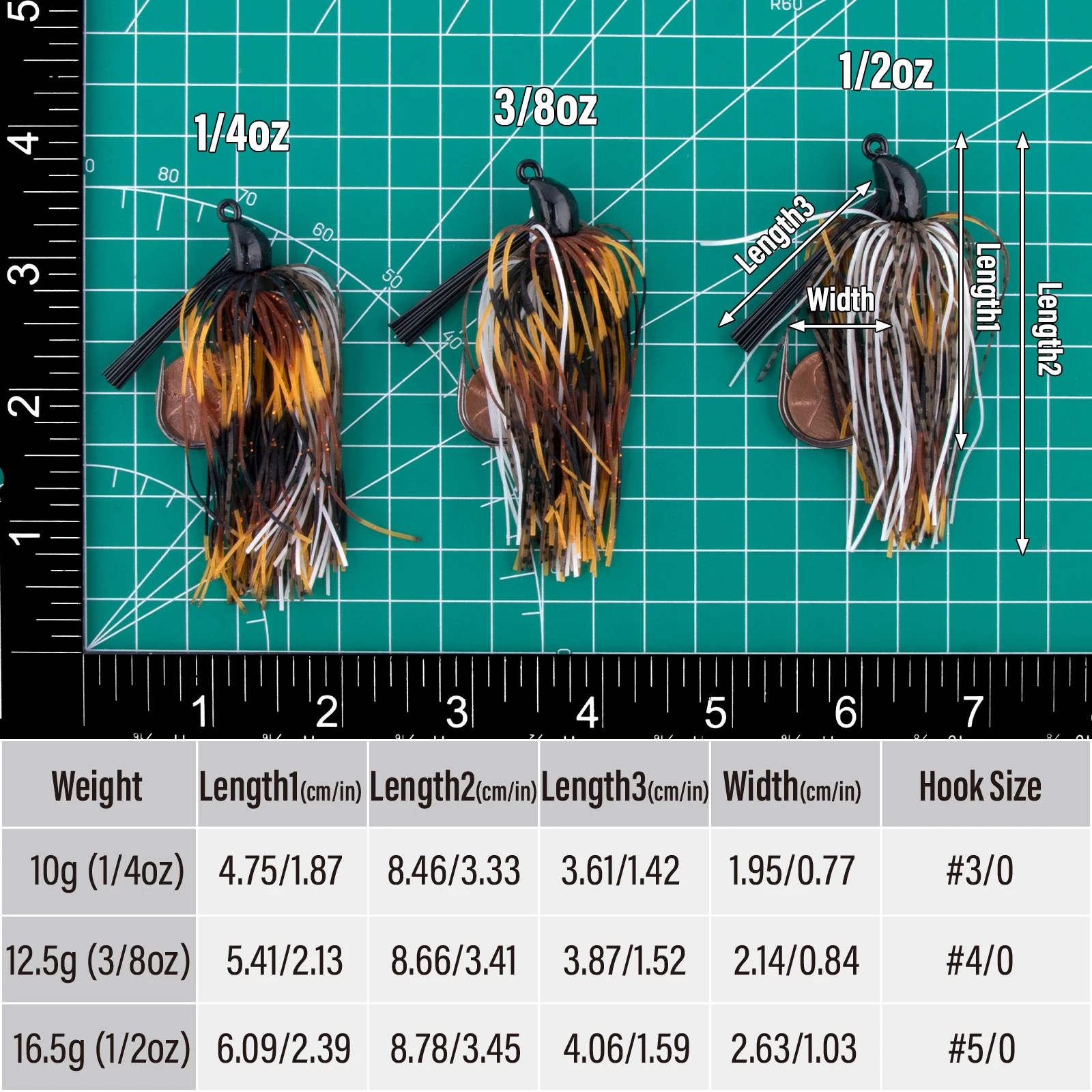 Plantilla de lubina con falda sin hierba, plantillas de natación, plantilla de lanzamiento Finesse, plantillas de fundición, señuelo de pesca, plantilla de fútbol para lubina, 10g, 12g, 16,5g - imagen 2