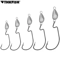 THKFISH Jig Heads 3.5-14g – Acero alto en carbono para vinilo