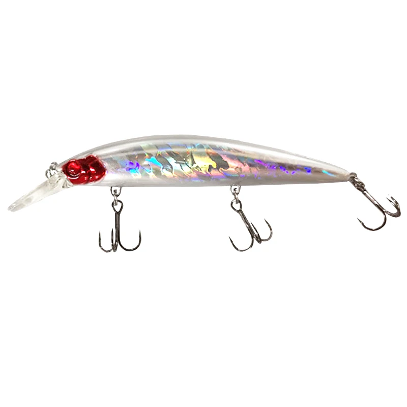 Lutac-moldes de plástico duro para cebo de pesca, 3d señuelo, ojos más atractivos para peces, LM04B, 110MM, 37G - imagen 5