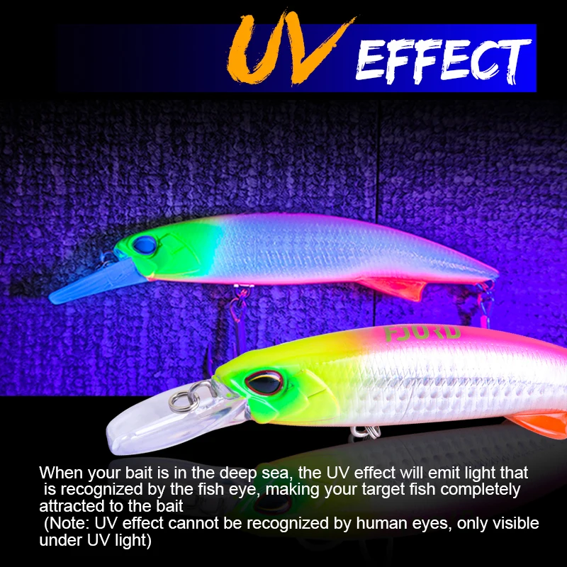 FJORD Glow UV 110mm 64g cebos duros que se hunden señuelo de pesca de fundición larga profundidad de mar agua salada señuelos de curricán Swimbaits artículos de pesca - imagen 4