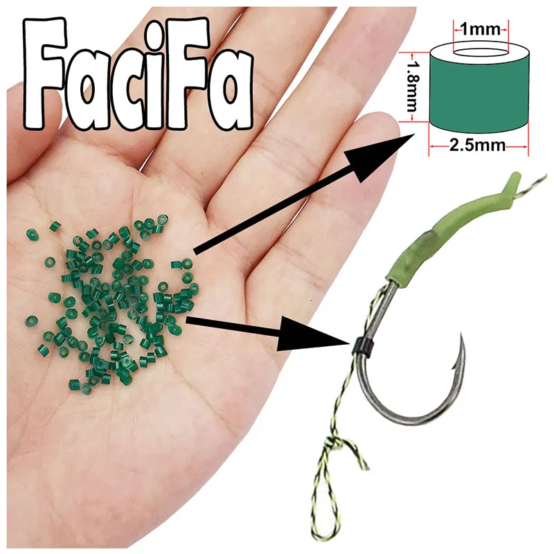 Anzuelo de pesca de carpa, tubo de silicona, antienredos, tubo de aparejo para seguridad, clip de plomo, accesorios de pesca, aparejos - imagen 3