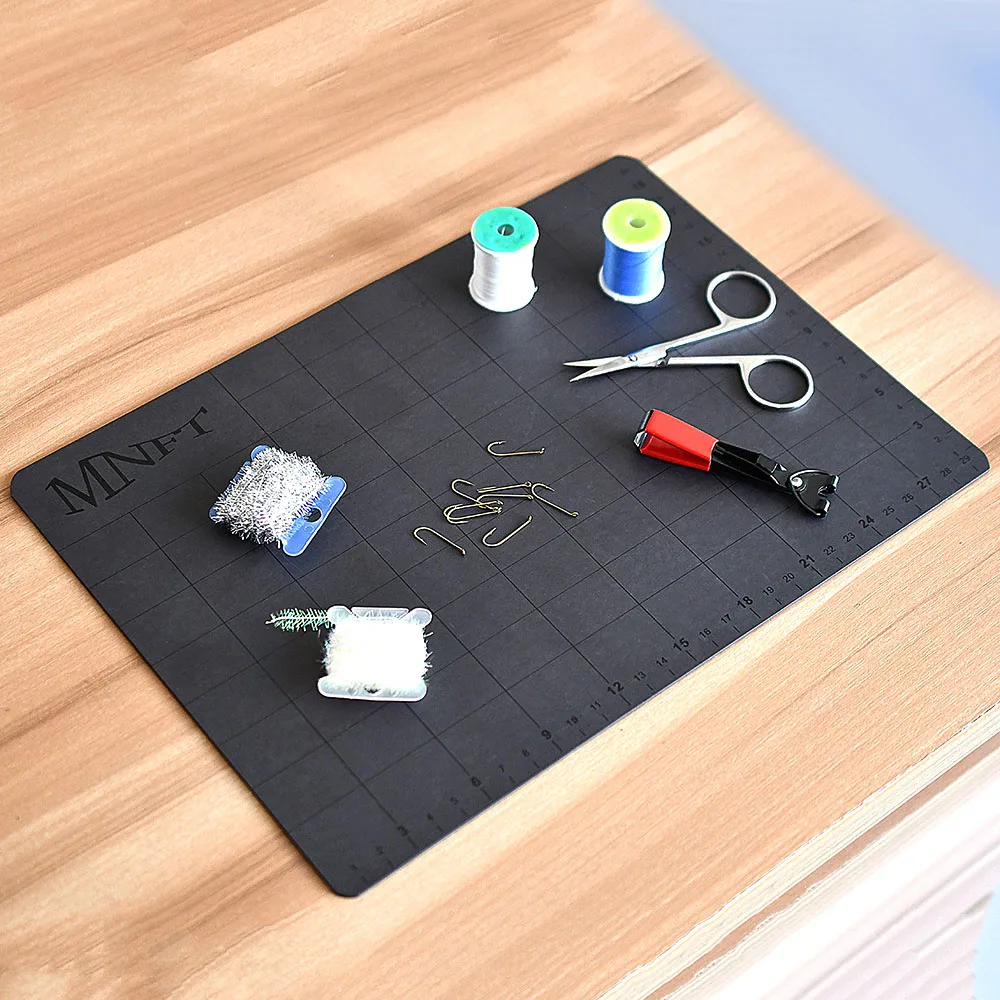 Anzuelos de pesca grandes, medianos y pequeños, herramienta de encuadernación magnética, alfombrilla antideslizante, accesorios de pesca - imagen 3