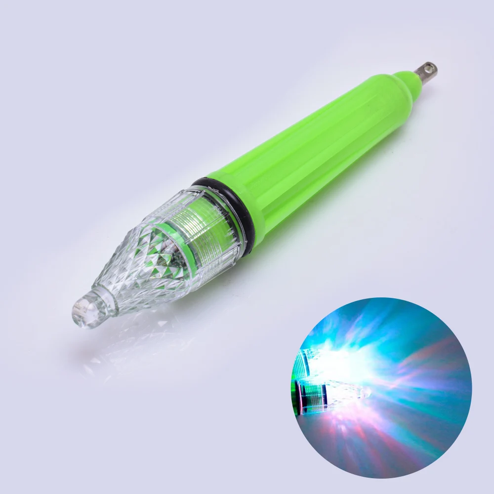 Luz de pesca LED multicolor impermeable para cebo y captura nocturna