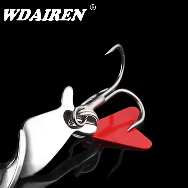 Señuelos de pesca giratorios, cuchara para trucha, sábalo, Wobblers, plantilla, cebos duros VIB, 10g/14g/21g/28g, lentejuelas para aparejos de pesca de carpa, 1 ud. - imagen 5