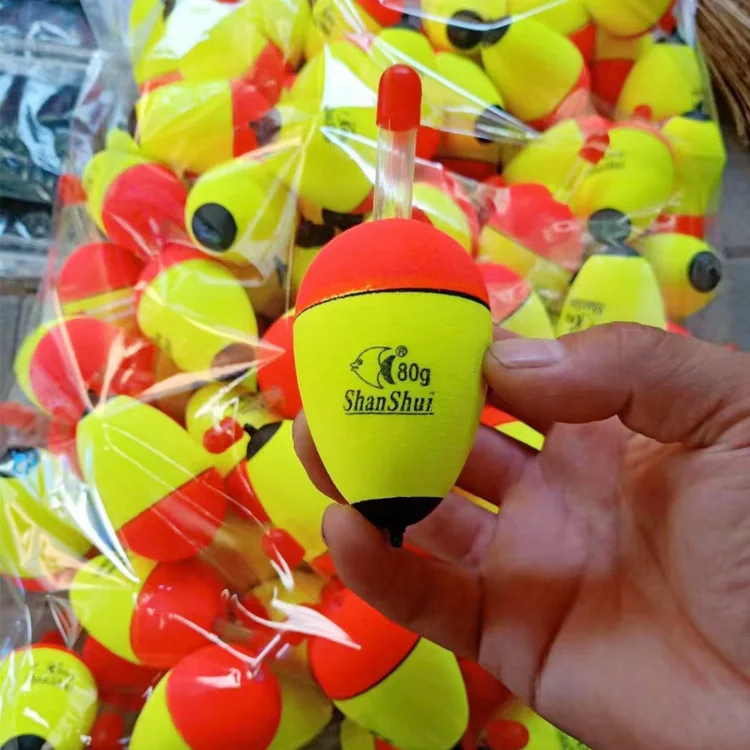 Flotador luminoso de espuma EVA para pesca nocturna, palo de luz de plástico, Bobber para pesca en el mar, roca, pesca al aire libre, 5/10/15/20/30/40g - imagen 5