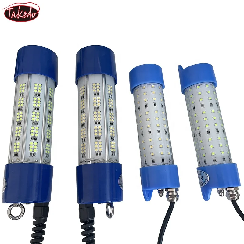 TAKEDO-Lámpara LED CW03 de 150W para pesca de salmón, iluminación subacuática para peces, color blanco y verde - imagen 3