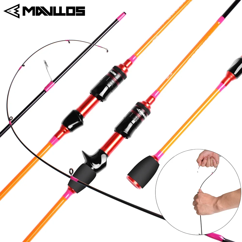 Mavllos Focoso UL caña spinning ultraligera carbono lubina sardina