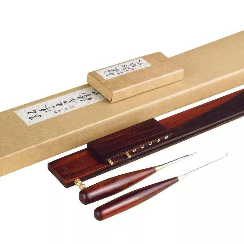 LINNHUE Mahagoni-Subline-Lineal, handgefertigter Entkoppler, Subline-Knoter, Angelausrüstung - imagen 5