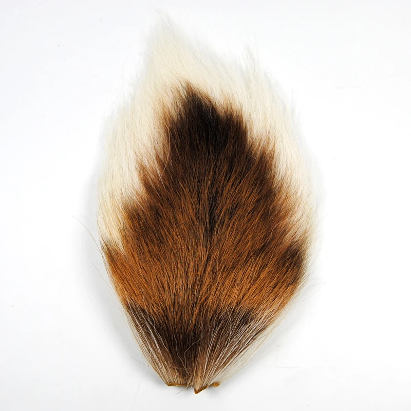 Wifreo, 1 pieza, Material de atado de moscas Bucktail, piel de pelo de ciervo para señuelo de plantilla, serpentina de pececillo, ninfa húmeda, trucha, lubina, Señuelos de pesca - imagen 5